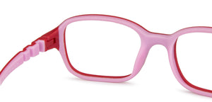 Red Square Full Rim Kid Eyeglasses by Lenskart Junior-144047