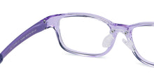 Load image into Gallery viewer, Purple Rectangle Full Rim  Kid Eyeglasses by Lenskart Junior-145595