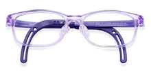 Load image into Gallery viewer, Purple Rectangle Full Rim  Kid Eyeglasses by Lenskart Junior-145595