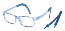 Load image into Gallery viewer, Blue Rectangle Full Rim  Kid Eyeglasses by Lenskart Junior-145596