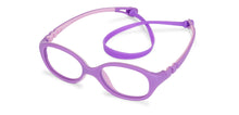 Load image into Gallery viewer, Purple Round Full Rim Kid Eyeglasses by Lenskart Junior-144064