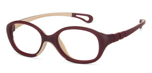 Red Round Full Rim  Kid Eyeglasses by Lenskart Junior-144065