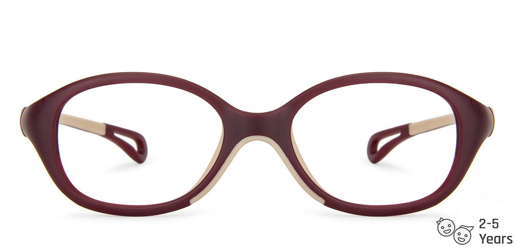 Red Round Full Rim  Kid Eyeglasses by Lenskart Junior-144065