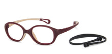 Load image into Gallery viewer, Red Round Full Rim  Kid Eyeglasses by Lenskart Junior-144065