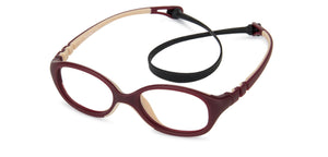 Red Round Full Rim  Kid Eyeglasses by Lenskart Junior-144065