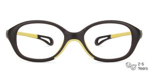 Black Round Full Rim Kid Eyeglasses by Lenskart Junior-144059
