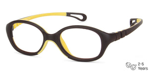 Black Round Full Rim Kid Eyeglasses by Lenskart Junior-144059