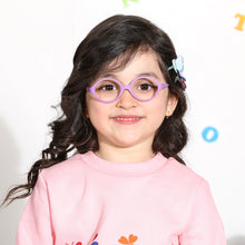 Load image into Gallery viewer, Purple Round Full Rim  Kid Eyeglasses by Lenskart Junior-144079