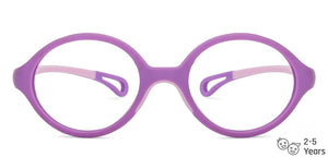 Purple Round Full Rim  Kid Eyeglasses by Lenskart Junior-144079