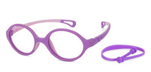 Load image into Gallery viewer, Purple Round Full Rim  Kid Eyeglasses by Lenskart Junior-144079