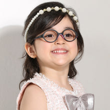 Load image into Gallery viewer, Black Round Full Rim  Kid Eyeglasses by Lenskart Junior-144083