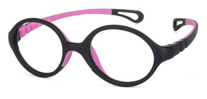 Black Round Full Rim  Kid Eyeglasses by Lenskart Junior-144083
