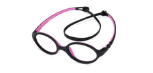 Load image into Gallery viewer, Black Round Full Rim  Kid Eyeglasses by Lenskart Junior-144083