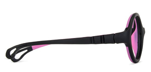 Black Round Full Rim  Kid Eyeglasses by Lenskart Junior-144083