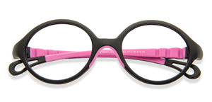 Black Round Full Rim  Kid Eyeglasses by Lenskart Junior-144083