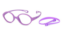 Load image into Gallery viewer, Purple Round Full Rim  Kid Eyeglasses by Lenskart Junior-144071