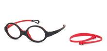 Load image into Gallery viewer, Black Oval Full Rim  Kid Eyeglasses by Lenskart Junior-144084