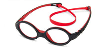 Load image into Gallery viewer, Black Oval Full Rim  Kid Eyeglasses by Lenskart Junior-144084