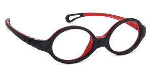 Black Oval Full Rim  Kid Eyeglasses by Lenskart Junior-144084