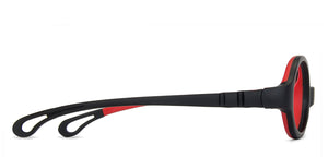Black Oval Full Rim  Kid Eyeglasses by Lenskart Junior-144084