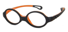 Load image into Gallery viewer, Black Oval Full Rim  Kid Eyeglasses by Lenskart Junior-144093