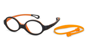 Black Oval Full Rim  Kid Eyeglasses by Lenskart Junior-144093