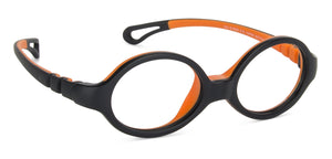 Black Oval Full Rim  Kid Eyeglasses by Lenskart Junior-144093