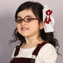 Load image into Gallery viewer, Red Oval Full Rim  Kid Eyeglasses by Lenskart Junior-144095