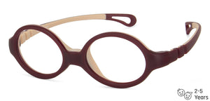 Red Oval Full Rim  Kid Eyeglasses by Lenskart Junior-144095