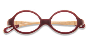 Red Oval Full Rim  Kid Eyeglasses by Lenskart Junior-144095