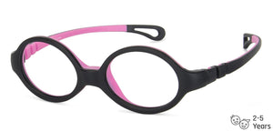 Black Oval Full Rim  Kid Eyeglasses by Lenskart Junior-144098