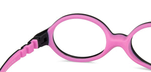 Black Oval Full Rim  Kid Eyeglasses by Lenskart Junior-144098