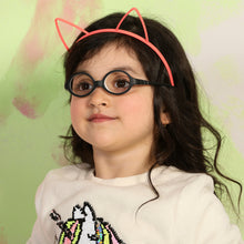 Load image into Gallery viewer, Black Oval Full Rim  Kid Eyeglasses by Lenskart Junior-144087