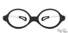 Load image into Gallery viewer, Black Oval Full Rim  Kid Eyeglasses by Lenskart Junior-144087