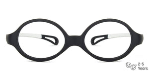Black Oval Full Rim  Kid Eyeglasses by Lenskart Junior-144087