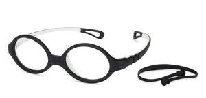 Black Oval Full Rim  Kid Eyeglasses by Lenskart Junior-144087