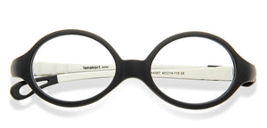 Black Oval Full Rim  Kid Eyeglasses by Lenskart Junior-144087