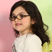Load image into Gallery viewer, Brown Oval Full Rim  Kid Eyeglasses by Lenskart Junior-144089