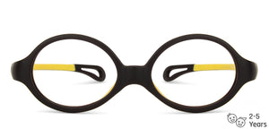 Brown Oval Full Rim  Kid Eyeglasses by Lenskart Junior-144089