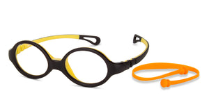 Brown Oval Full Rim  Kid Eyeglasses by Lenskart Junior-144089