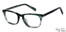 Load image into Gallery viewer, Green Rectangle Full Rim Kid Eyeglasses by Lenskart Junior-146603