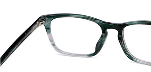 Green Rectangle Full Rim Kid Eyeglasses by Lenskart Junior-146603