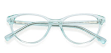 Load image into Gallery viewer, Green Cat Eye Full Rim  Kid Eyeglasses by Lenskart Junior-146668
