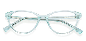 Green Cat Eye Full Rim  Kid Eyeglasses by Lenskart Junior-146668