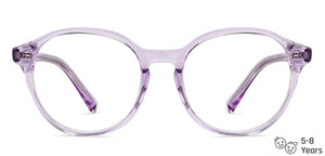 Purple Hexagonal Full Rim  Kid Eyeglasses by Lenskart Junior-146671