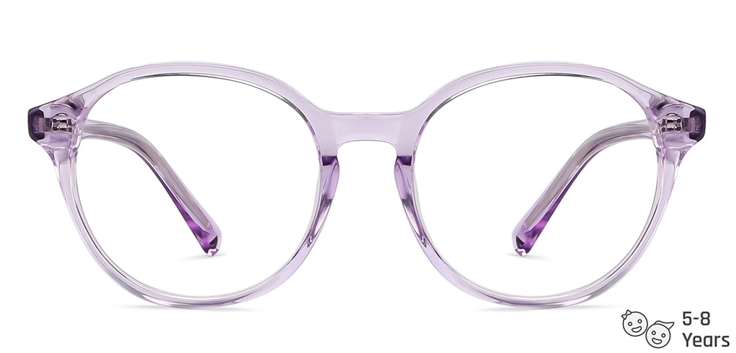 Purple Hexagonal Full Rim  Kid Eyeglasses by Lenskart Junior-146671