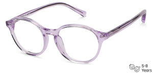 Purple Hexagonal Full Rim  Kid Eyeglasses by Lenskart Junior-146671