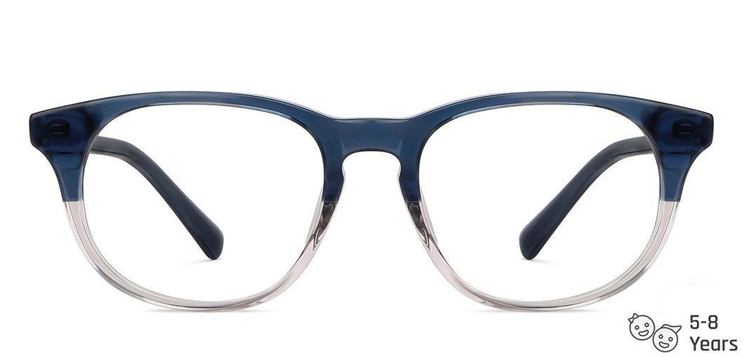 Blue Square Full Rim  Kid Eyeglasses by Lenskart Junior-146673