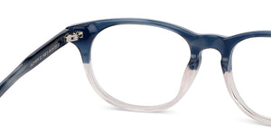 Blue Square Full Rim  Kid Eyeglasses by Lenskart Junior-146673