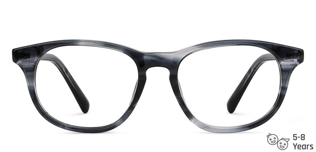 Blue Square Full Rim  Kid Eyeglasses by Lenskart Junior-146674